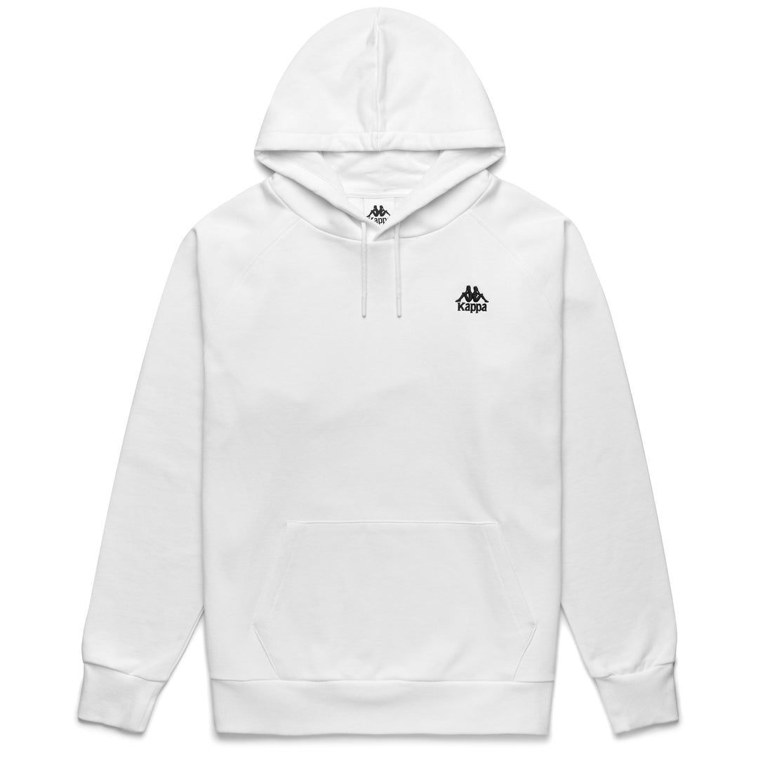 White French Terry Hoodie with Kangaroo Pocket 01