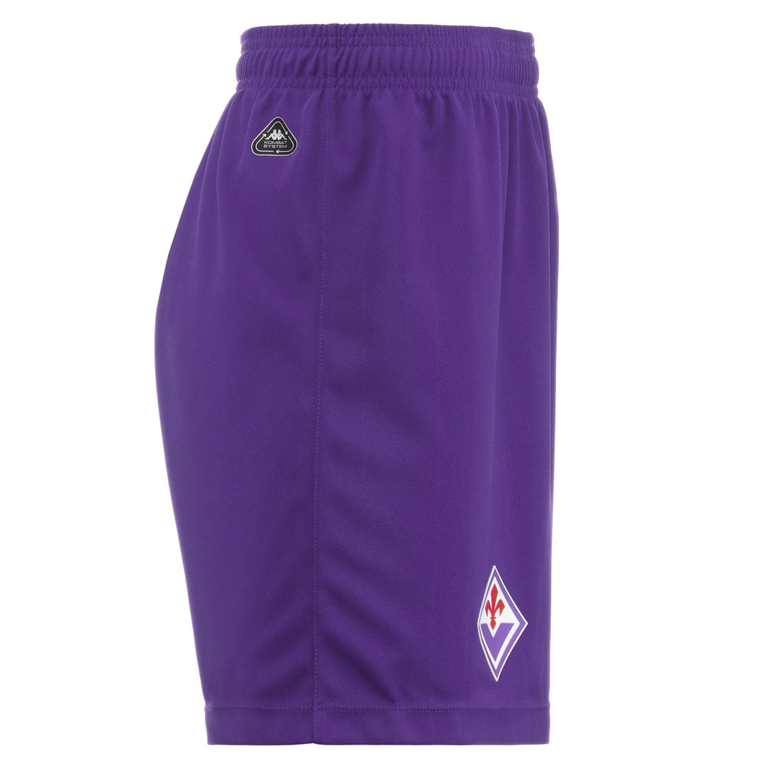 Violet Men's ACF Fiorentina Football Shorts in Jacquard Fabric main