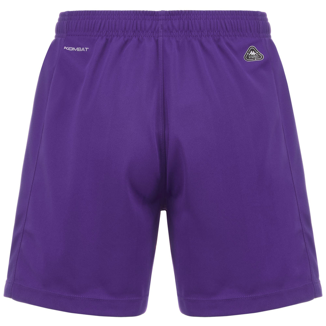 Violet Men's ACF Fiorentina Football Shorts in Jacquard Fabric main