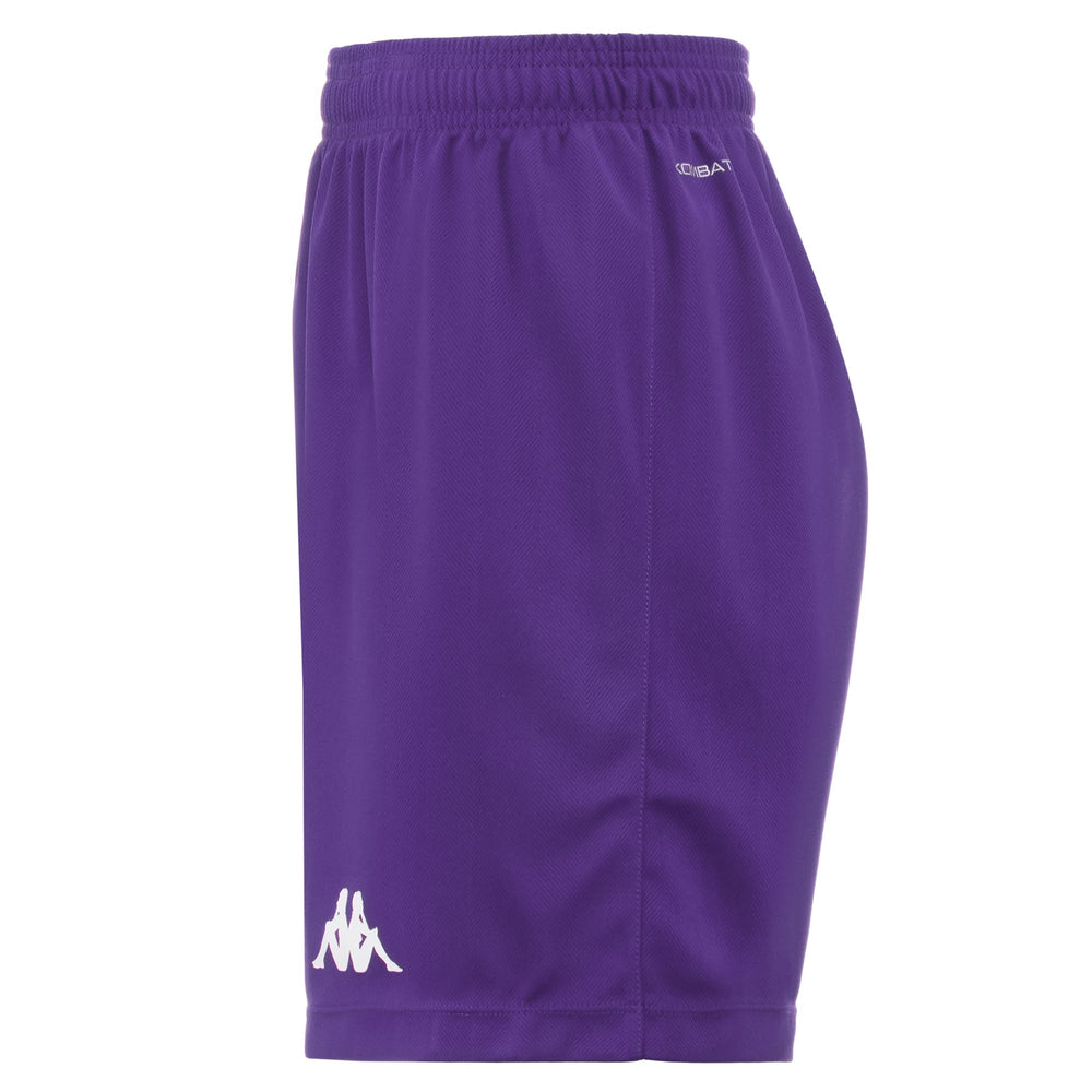 Pantalones cortos deportivos de fútbol para hombre de color violeta con protección Hydro-Way 02