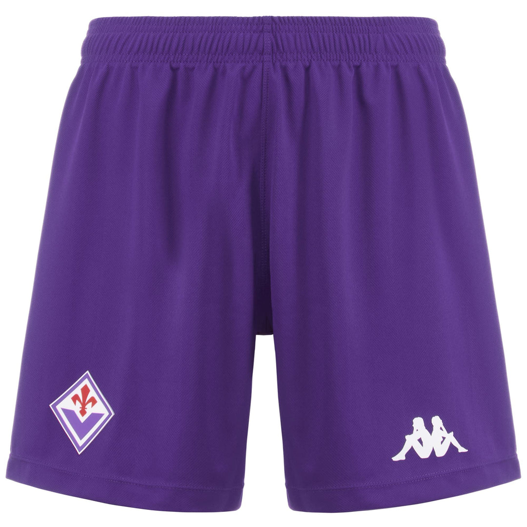 Violet Men's ACF Fiorentina Football Shorts in Jacquard Fabric main