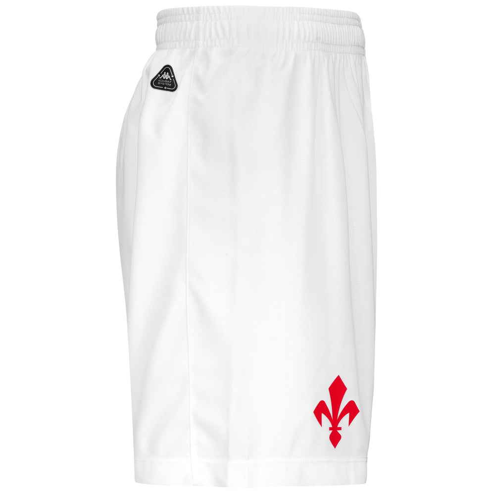 Short de football ACF Fiorentina pour homme, blanc, en tissu recyclé 02