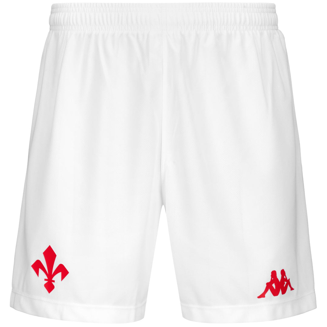 Short de football ACF Fiorentina pour homme, blanc, en tissu recyclé 01