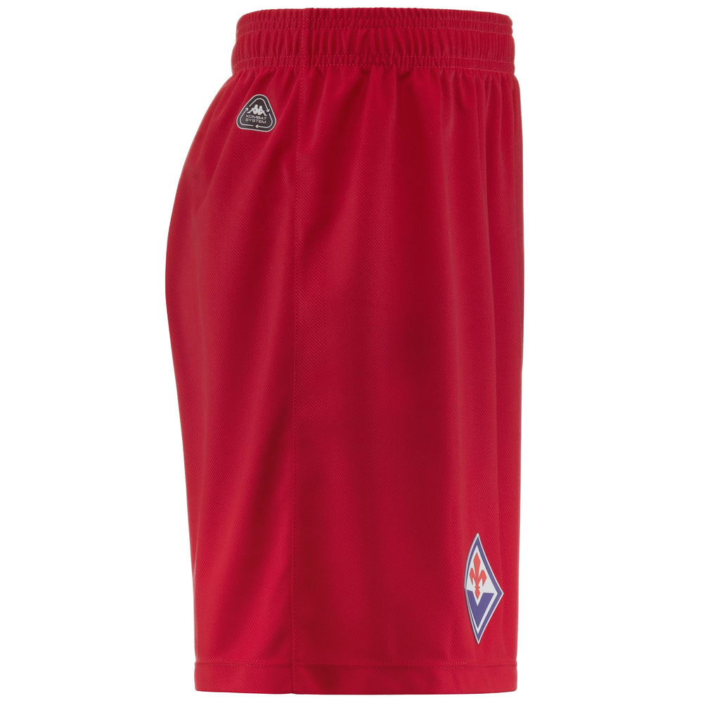 Short de football rouge pour homme ACF Fiorentina en tissu recyclé 02