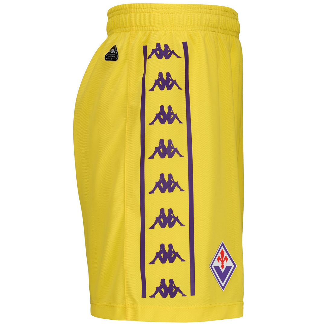 Short da Calcio Uomo Gialli Fiammanti con Protezione Hydro-Way. main