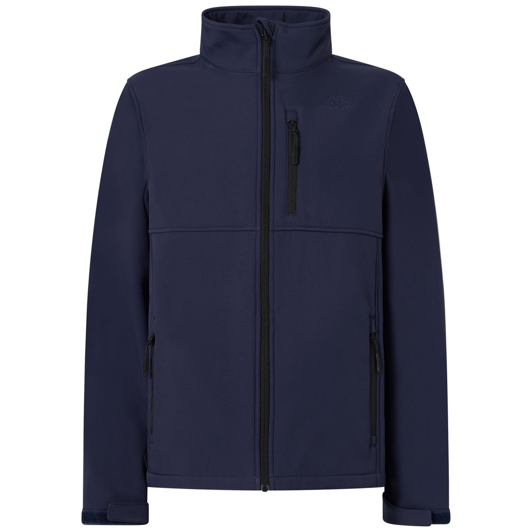 Marine Blue Men's Sportstyle Short Jacket with Waterproof Features 01