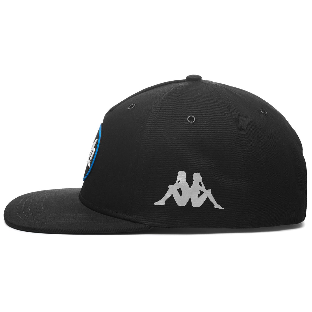 Black Unisex Sportswear Cap with Flat Visor for Motor Racing main