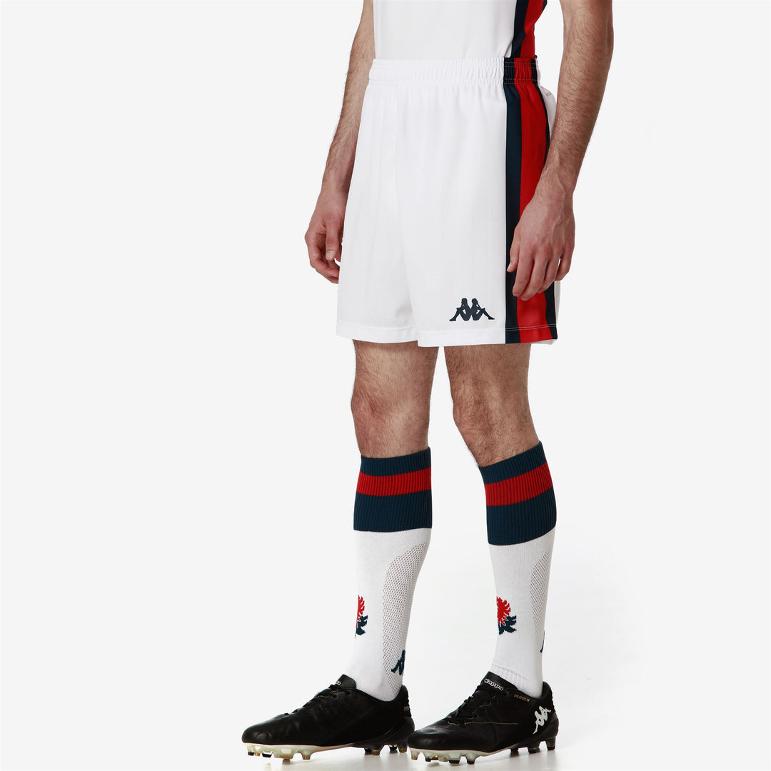 Pantaloni Sportivi da Calcio Uomo Rossi e Bianchi con Protezione Hydro-Way main