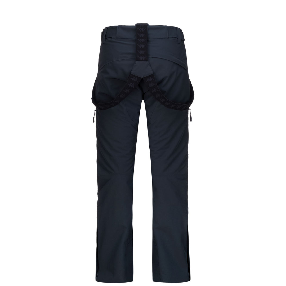 Navy Blue Men's Waterproof Ski Pants with Padding and Ventilation main