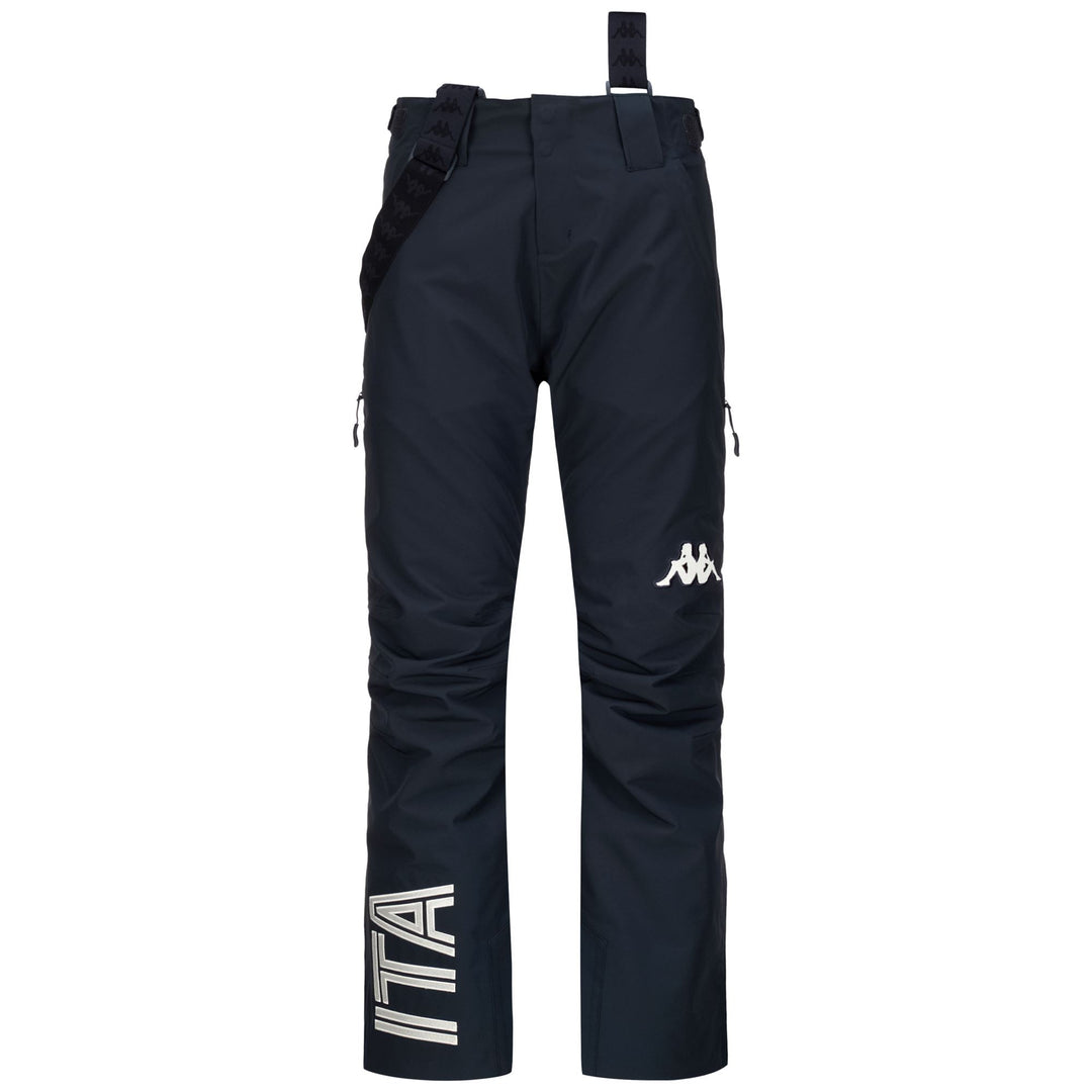 Navy Blue Men's Waterproof Ski Pants with Padding and Ventilation 01
