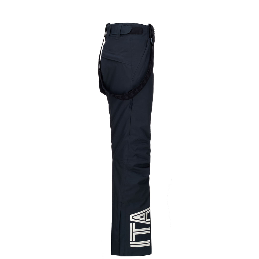 Navy Blue Men's Waterproof Ski Pants with Padding and Ventilation 02