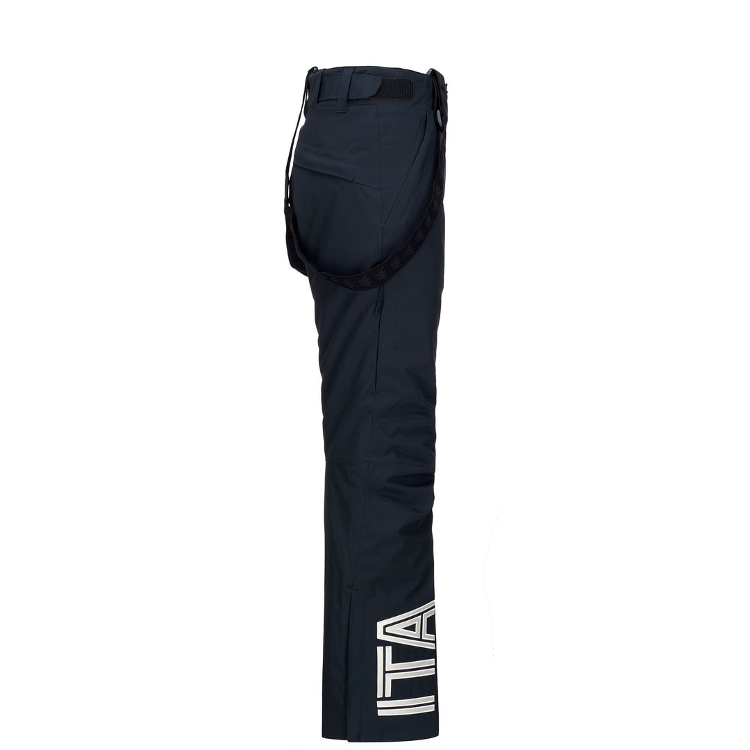 Navy Blue Men's Waterproof Ski Pants with Padding and Ventilation main