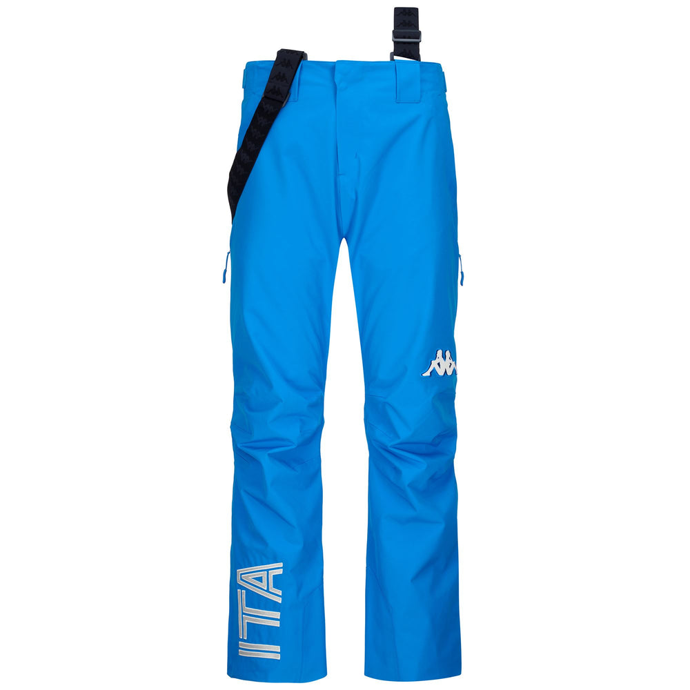 Brilliant Blue Men's Waterproof Ski Pants with Padding 02