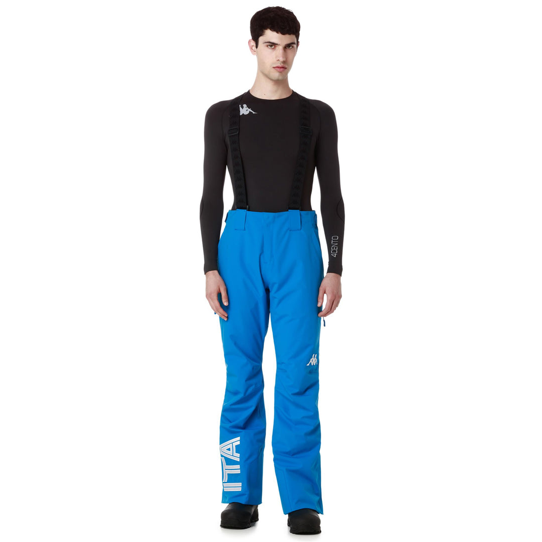 Brilliant Blue Men's Waterproof Ski Pants with Padding main