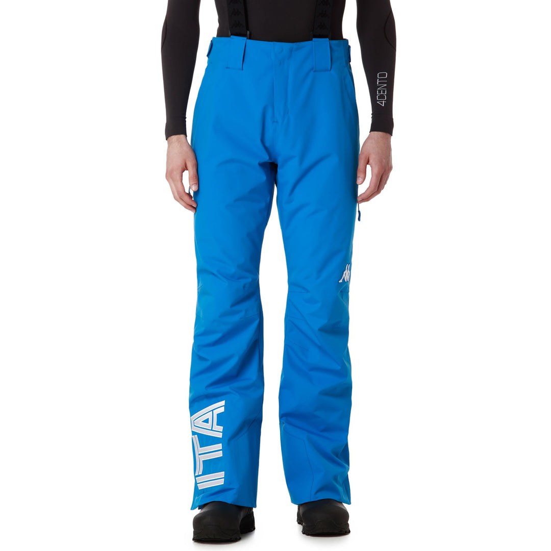 Brilliant Blue Men's Waterproof Ski Pants with Padding main