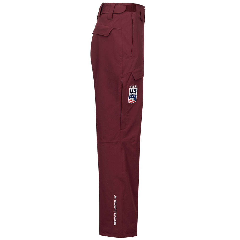 6CENTO   621B US - Pants - Sport Trousers - Unisex - RED POMEGRANATE 02