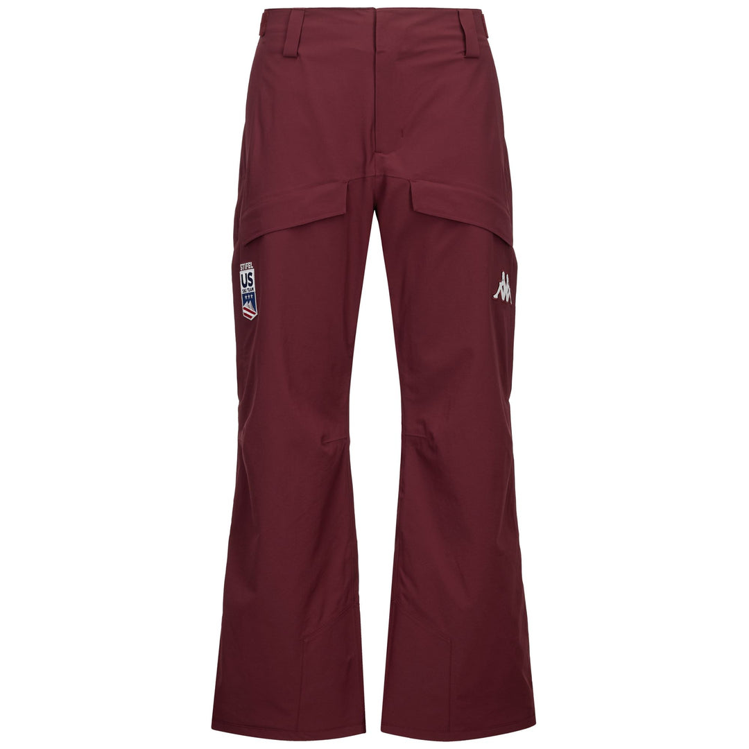 6CENTO   621B US - Pants - Sport Trousers - Unisex - RED POMEGRANATE 01