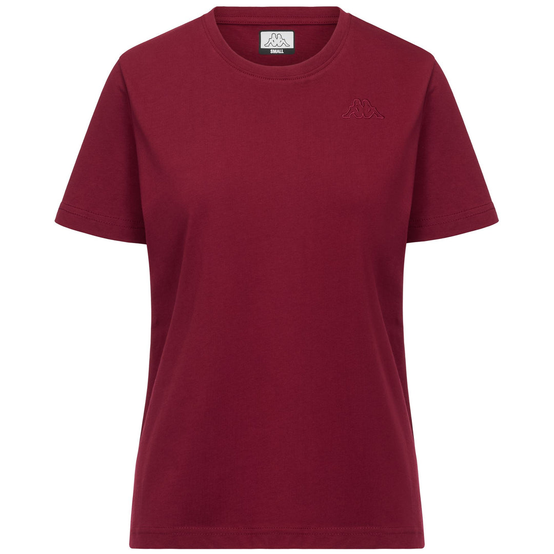 Red Women's Jersey T-Shirt with Omini Logo 01