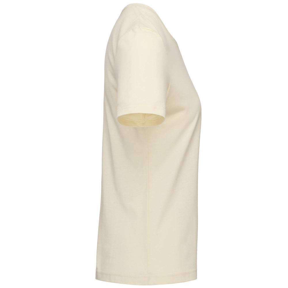 White Women's Jersey T-Shirt with Omini Logo Embroidery 02