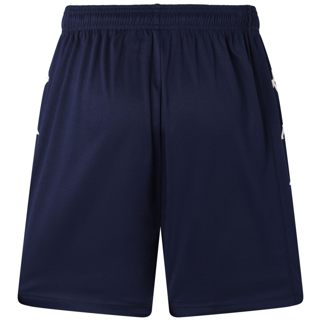 Blue Regular Fit Soccer Shorts in Interlock Fabric Men's main