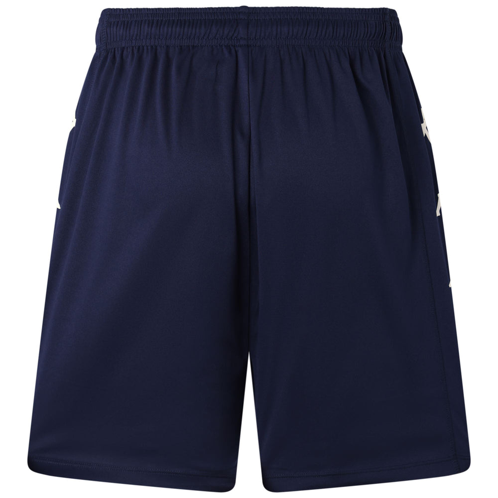 Blue Regular Fit Soccer Shorts in Interlock Fabric Men's 02