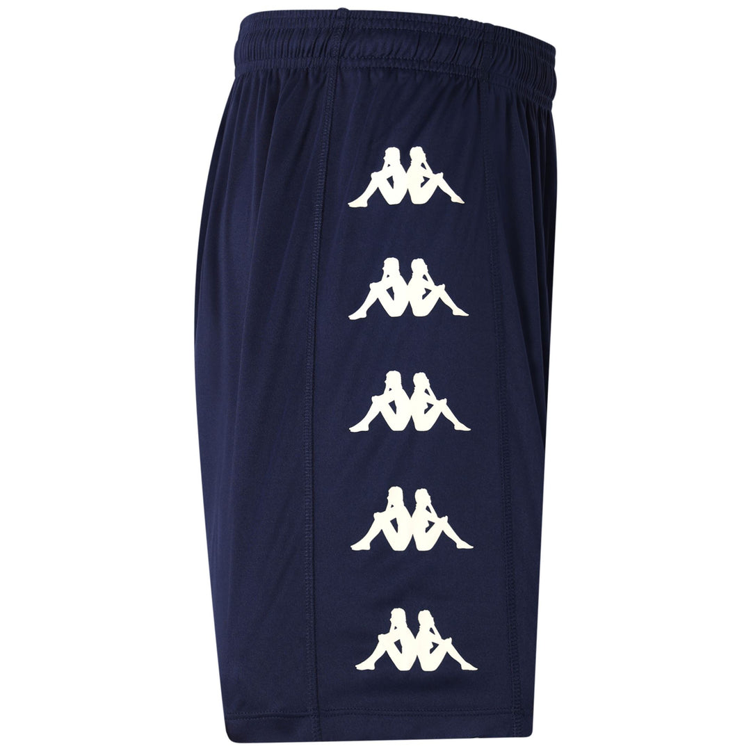 Pantalón corto deportivo de entrenamiento para hombre azul marino con cordón elástico main