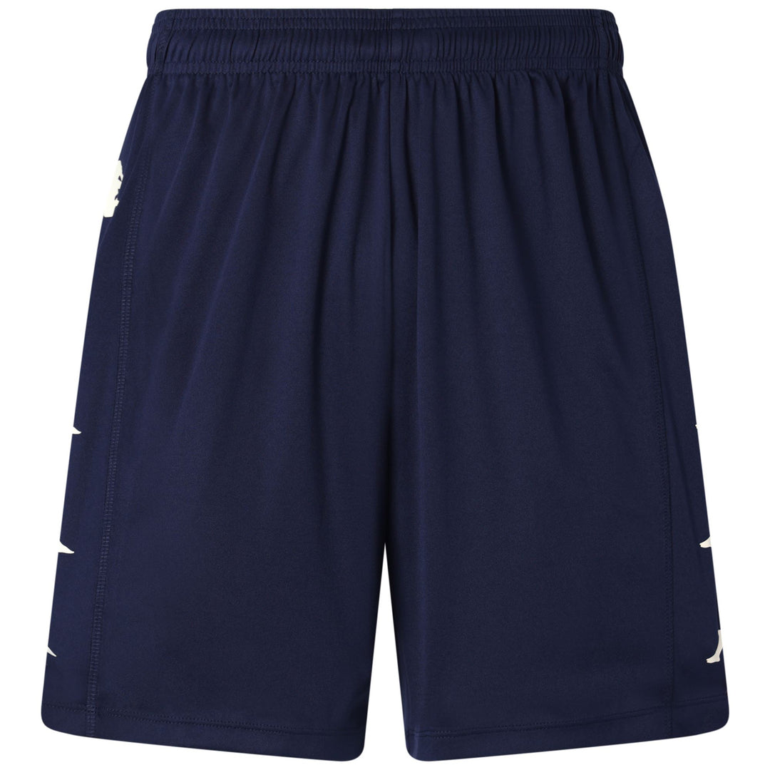 Blue Regular Fit Soccer Shorts in Interlock Fabric Men's 01