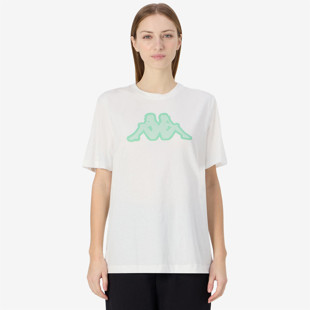 T-Shirt Sportiva Uomo Grigia Bianca con Stampa Grafica main