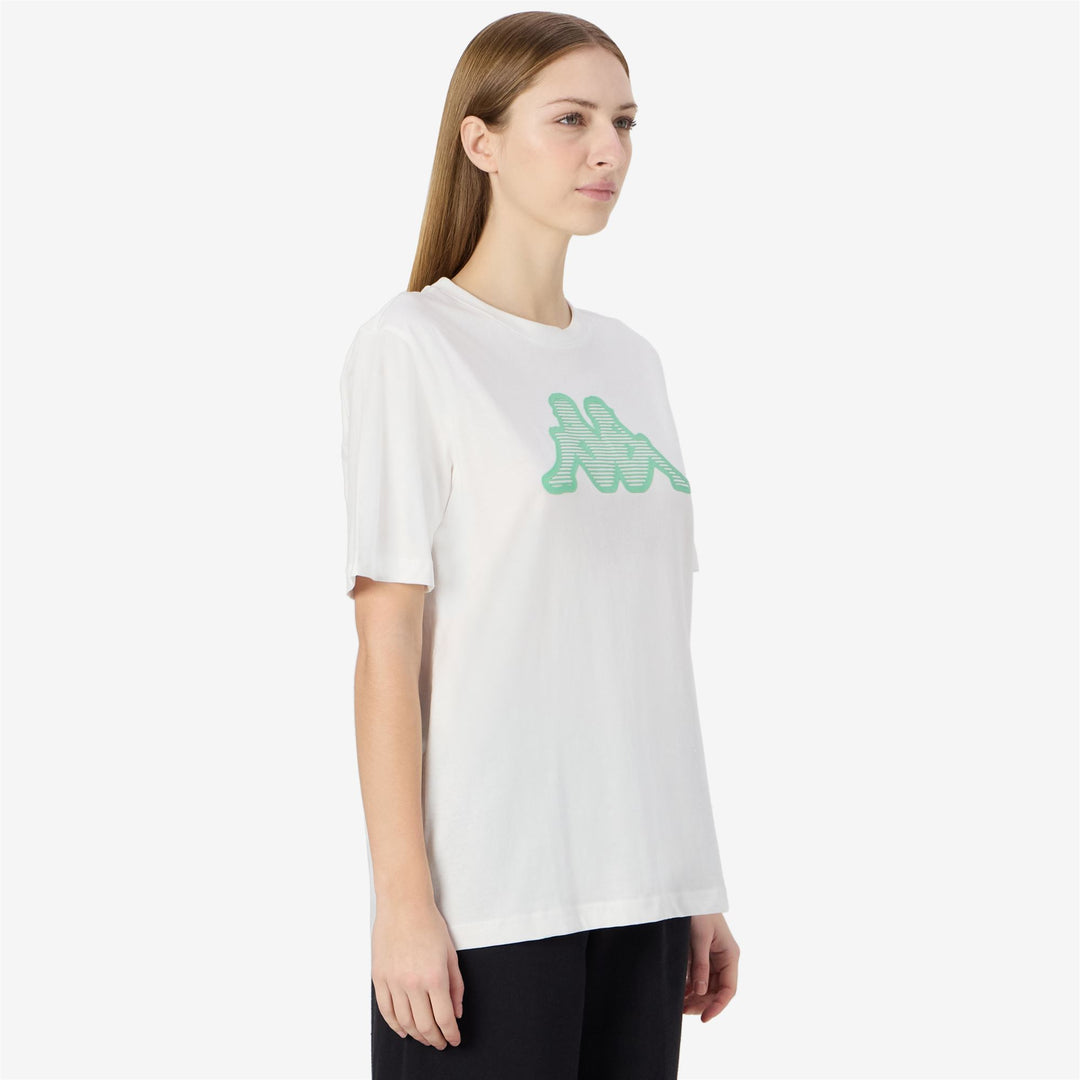 T-Shirt Sportiva Uomo Grigia Bianca con Stampa Grafica main