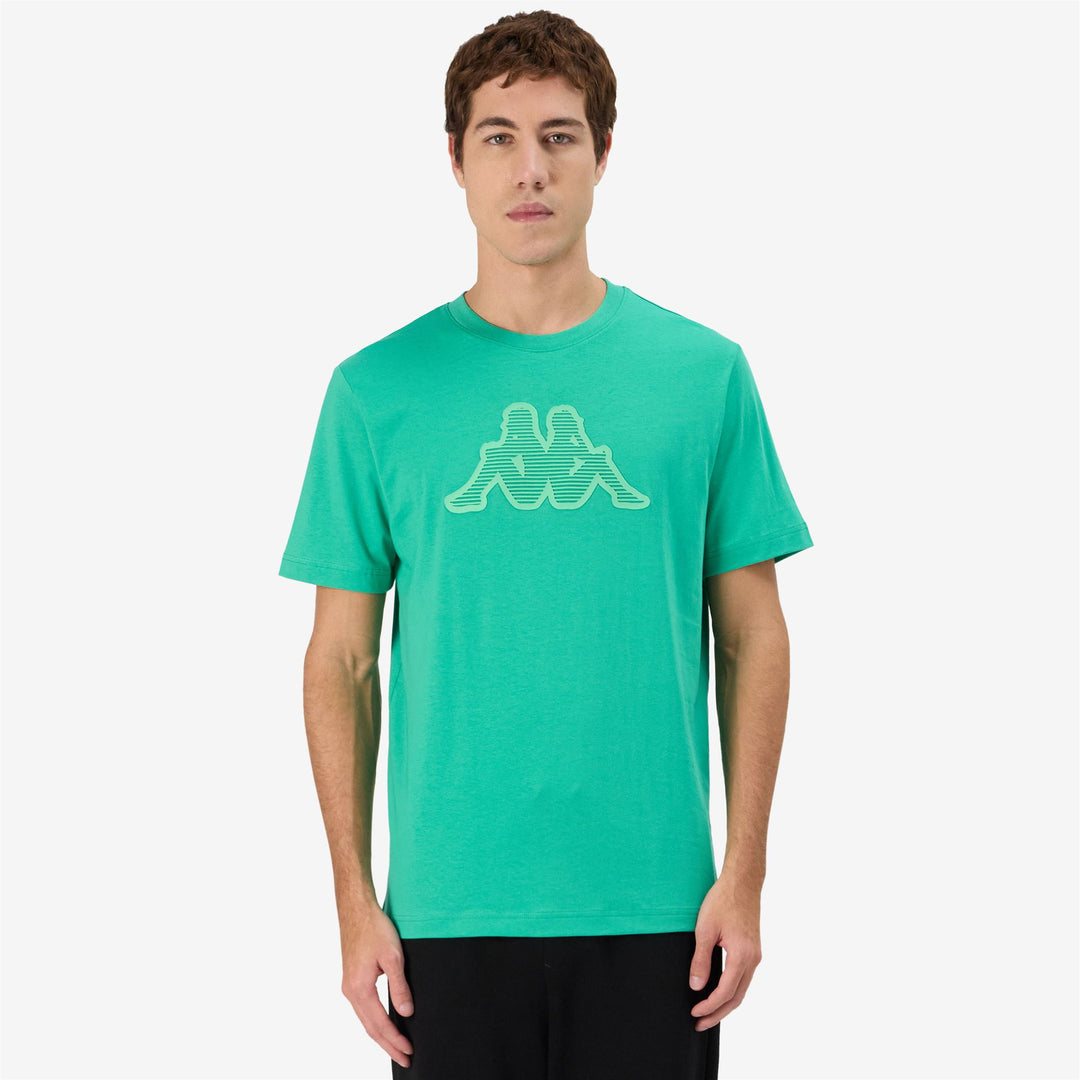 T-Shirt Sportiva Uomo Verde Blarney con Stampa Grafica main