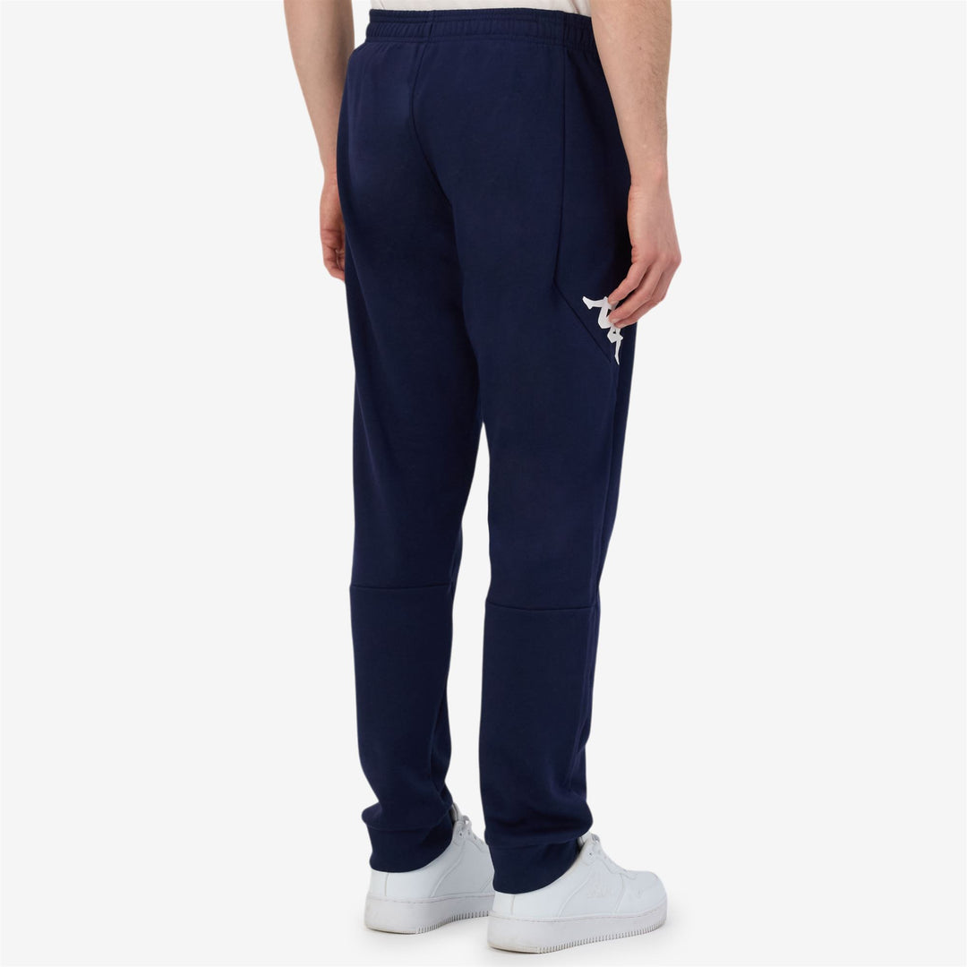 Marine blue Men's Slim Fit Sports Trousers with Zipper Pockets main