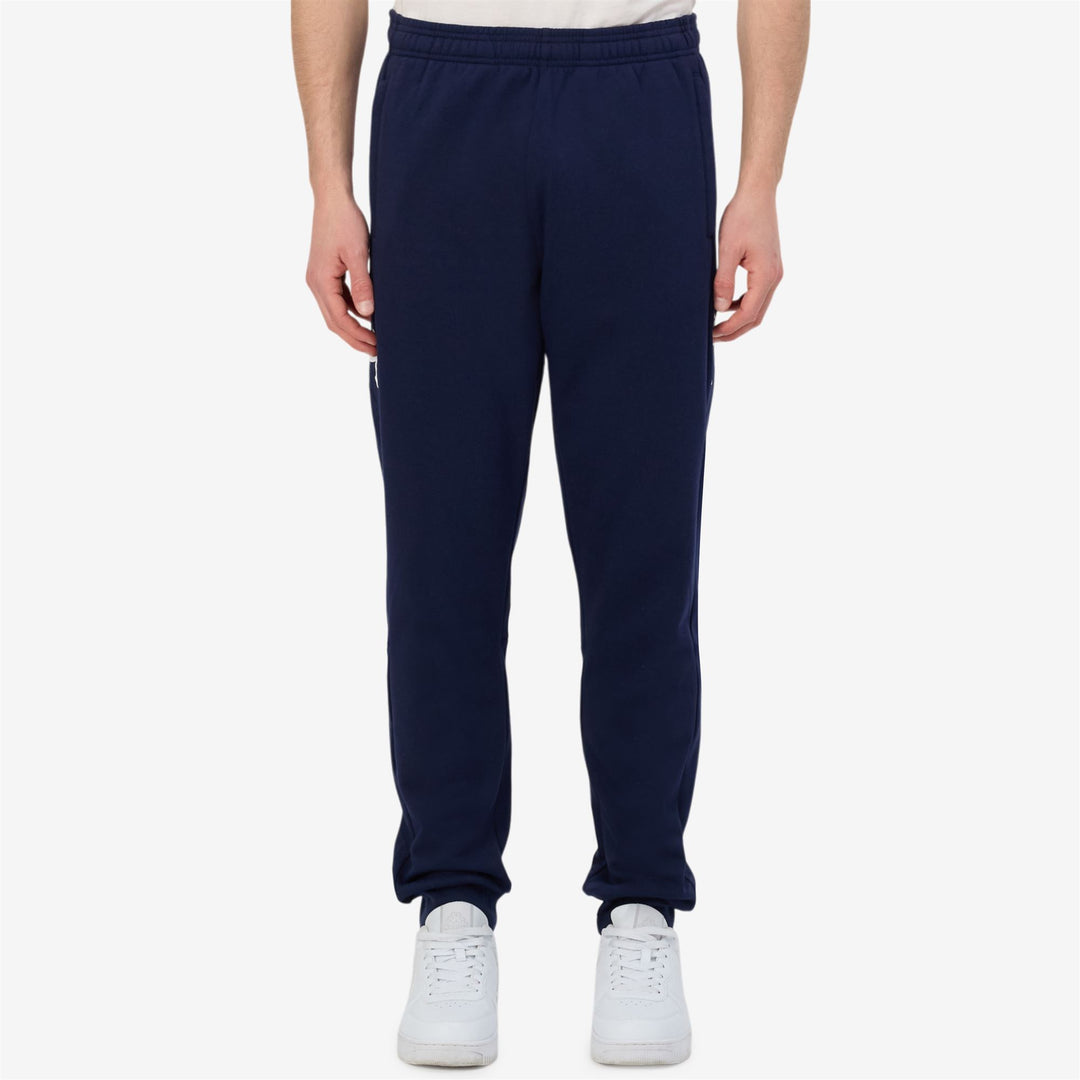 Marine blue Men's Slim Fit Sports Trousers with Zipper Pockets main