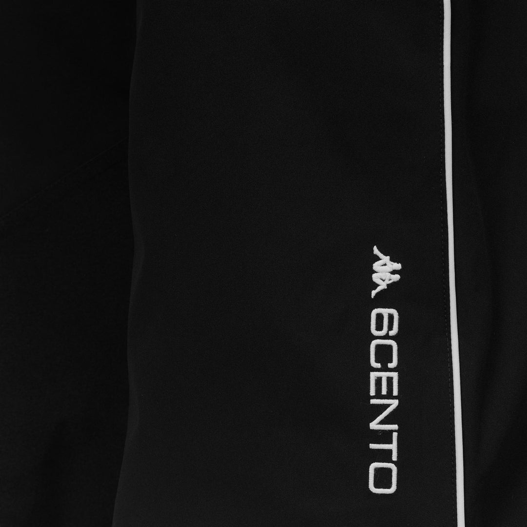 Pantaloni sportivi imbottiti impermeabili da uomo neri main