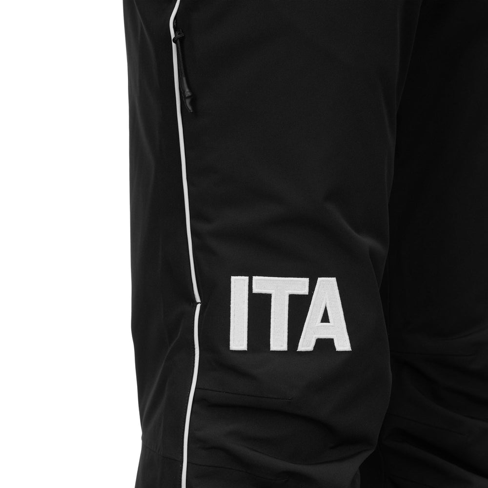 Black Men's Slim Fit Ski Pants with Waterproof Protection 02