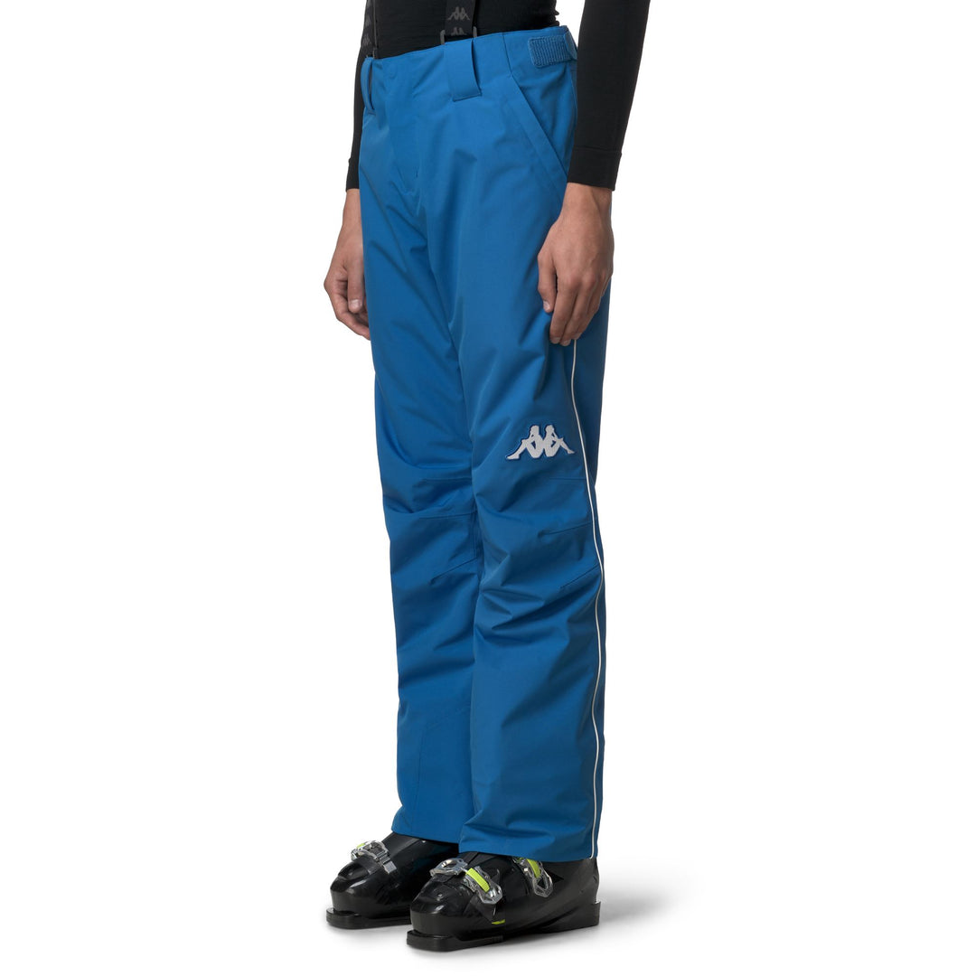 Pantaloni sportivi imbottiti da uomo blu brillante con protezione dall'acqua main