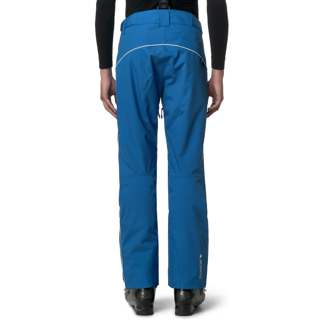 Pantaloni sportivi imbottiti da uomo blu brillante con protezione dall'acqua main