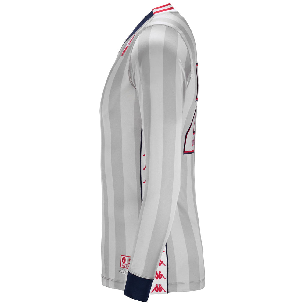 Active Jerseys Man 222 BANDA KOMBAT 2024 SSC BARI Shirt SILVER -BLUE NAVY-RED-WHITE Dressed Front (jpg Rgb)	