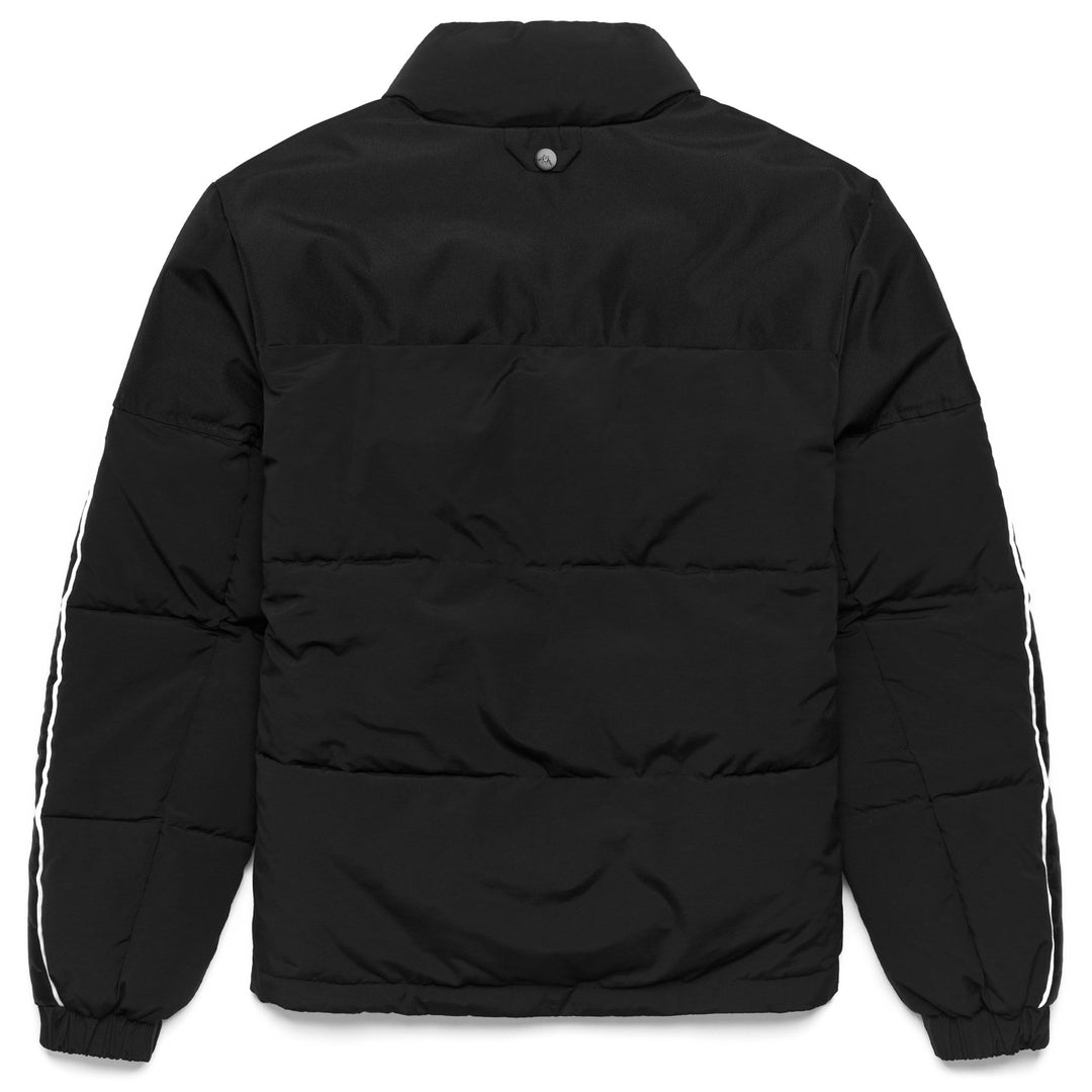 Chaqueta deportiva negra de corte cómodo para hombre con acolchado Repreve main