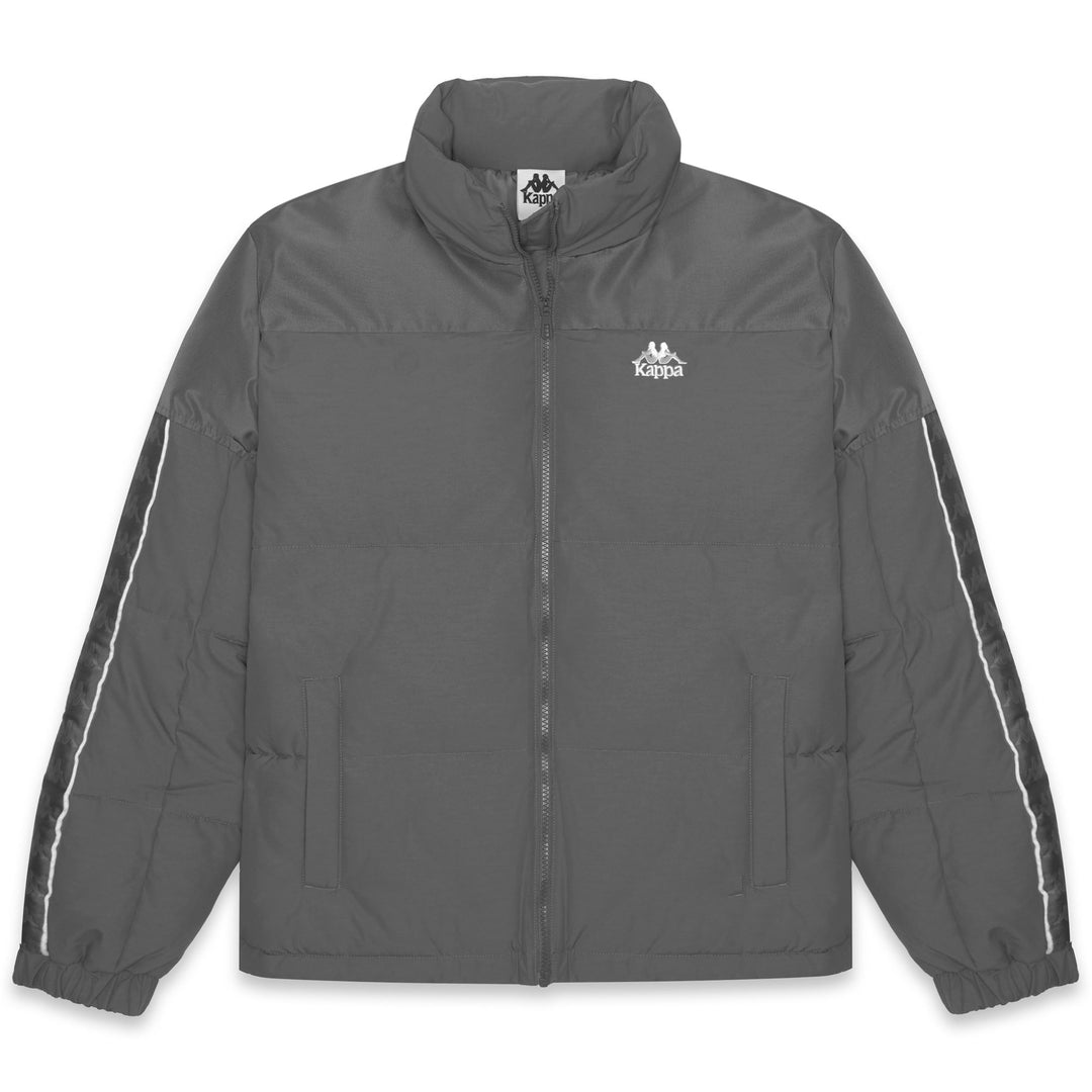 Chaqueta deportiva de corte cómodo para hombre, color gris, con acolchado Repreve. main