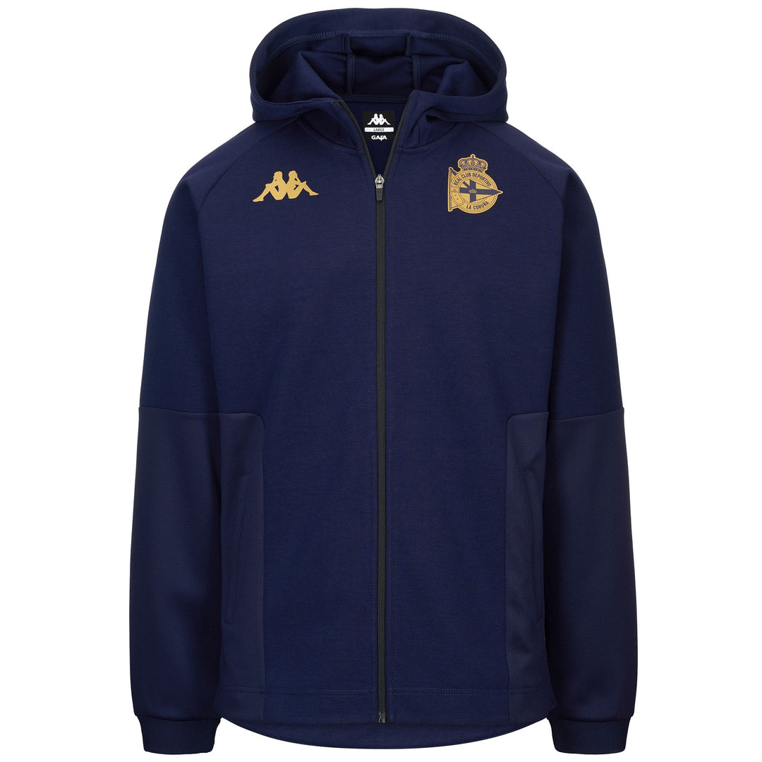 MEQUOZIP DEPORTIVO - Fleece - Hoodie Full Zip - Man - BLUE MARINE 01