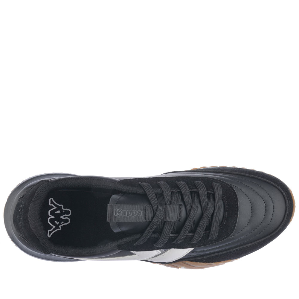 Black and White Unisex Low Cut Sneakers with Memory Foam 02