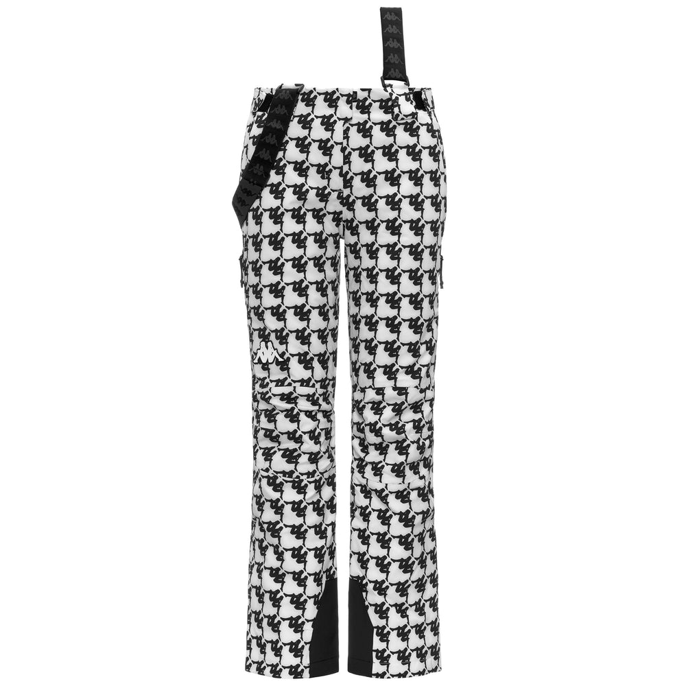 Pantalon de ski noir isolé pour femme avec protection imperméable 02