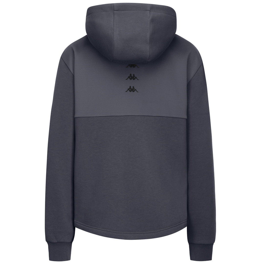 Grey Women's Oversize Fit Fleece Full-Zip Hoodie for Training main