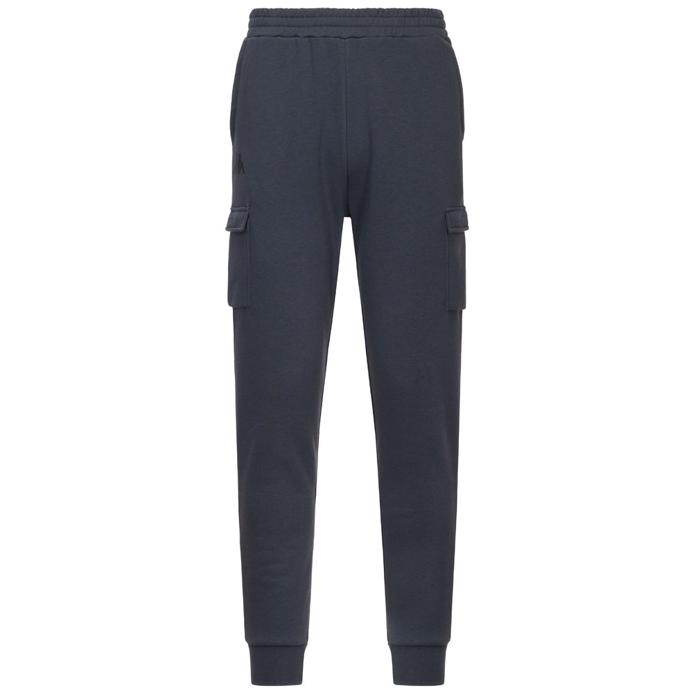 Grey Men's Regular Fit Cargo Pants in Brushed Fleece 02