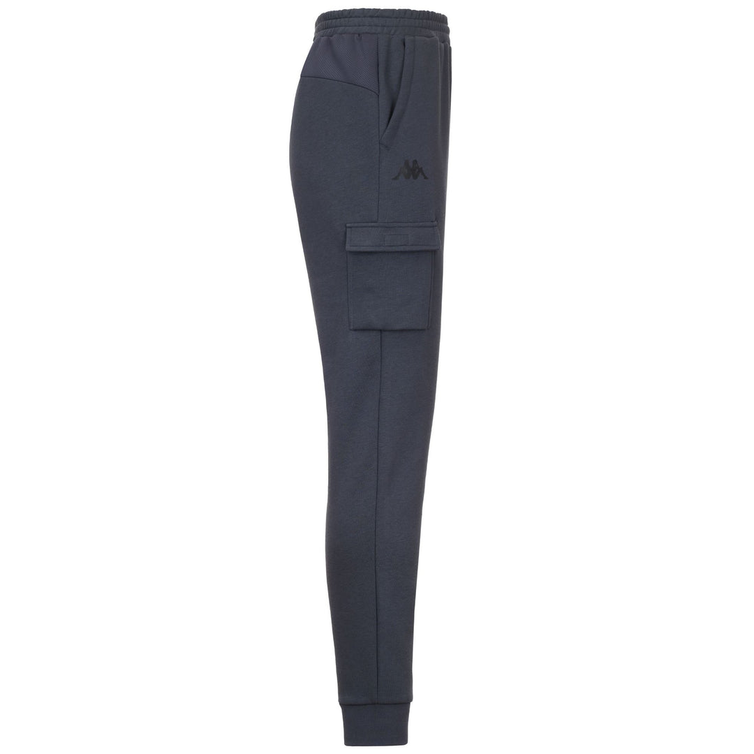 Grey Men's Regular Fit Cargo Pants in Brushed Fleece main