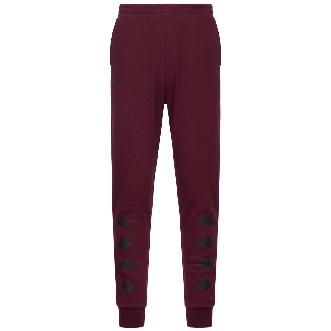 Red Men's Slim Fit Sport Trousers in Fleece Fabric 01