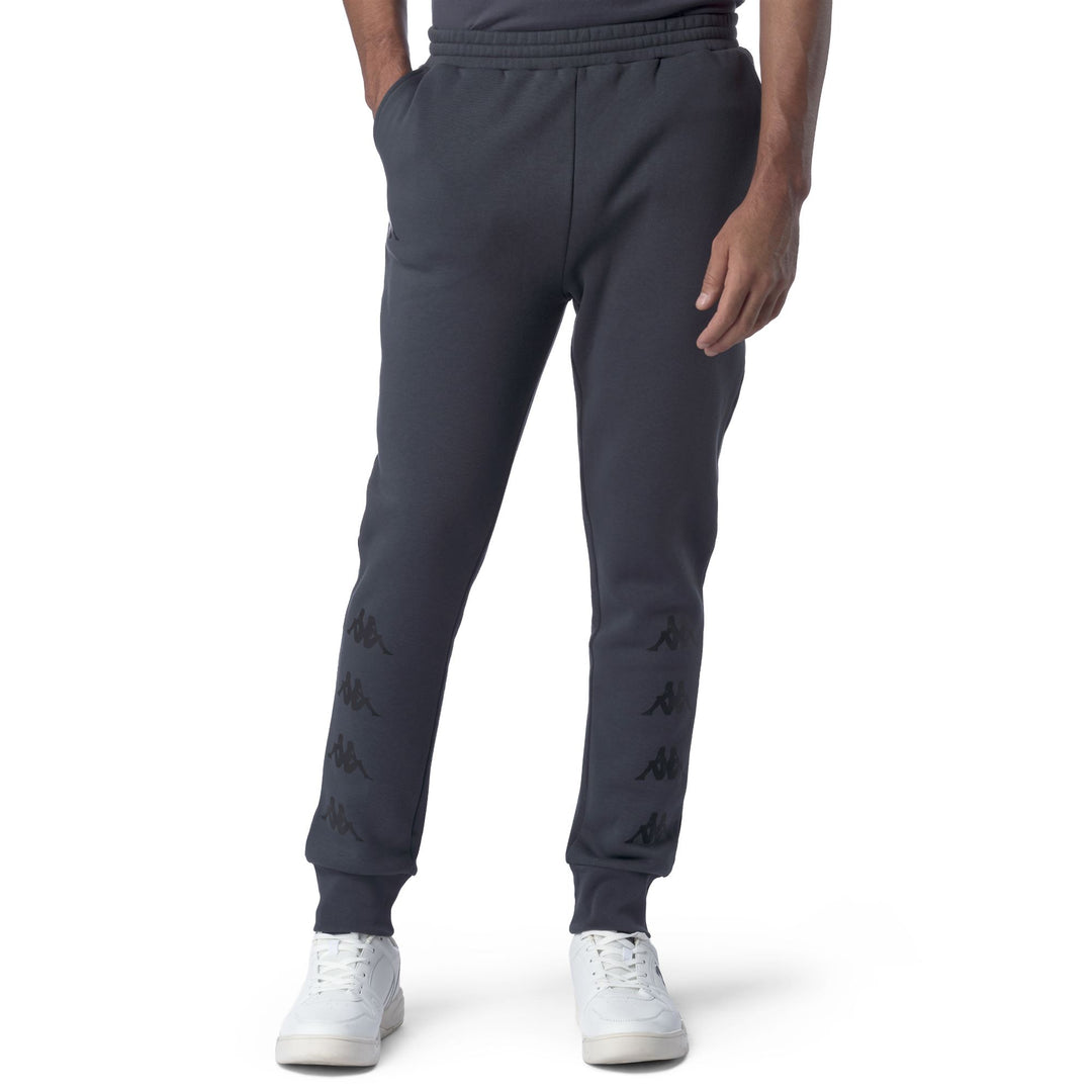 Grey Men's Slim Fit Sport Trousers in Brushed Fleece main