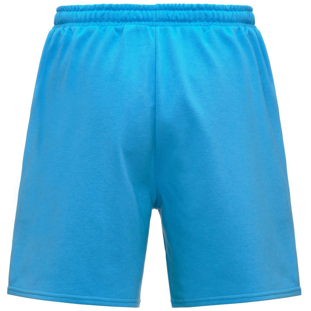 Short sport pour homme, coupe classique, en molleton bleu. main
