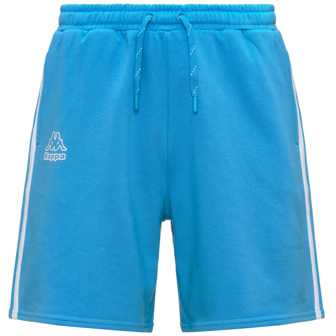Short sport pour homme, coupe classique, en molleton bleu. 01