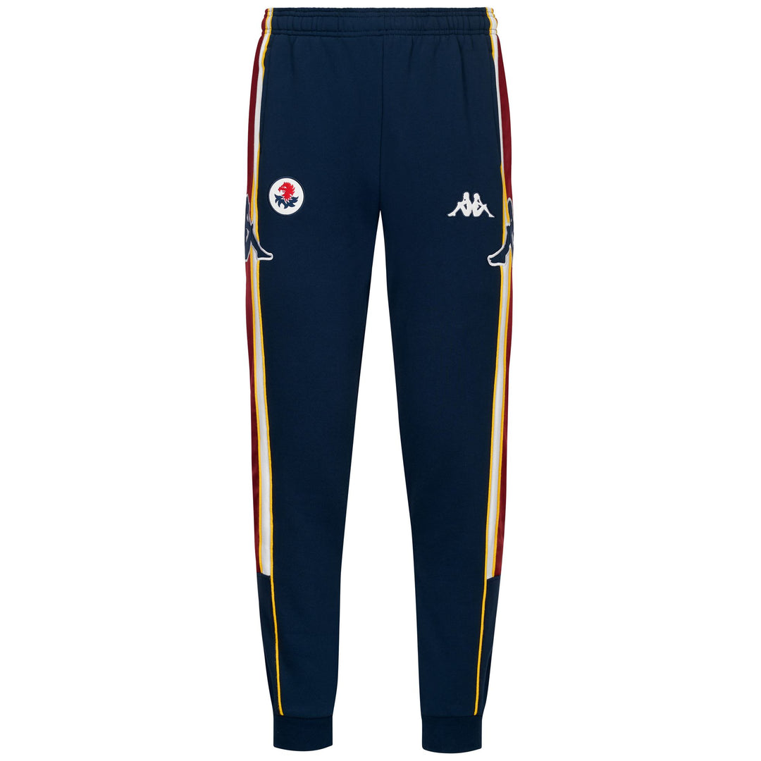 Blue Men's Genoa Football Trousers in Brushed Fleece 01